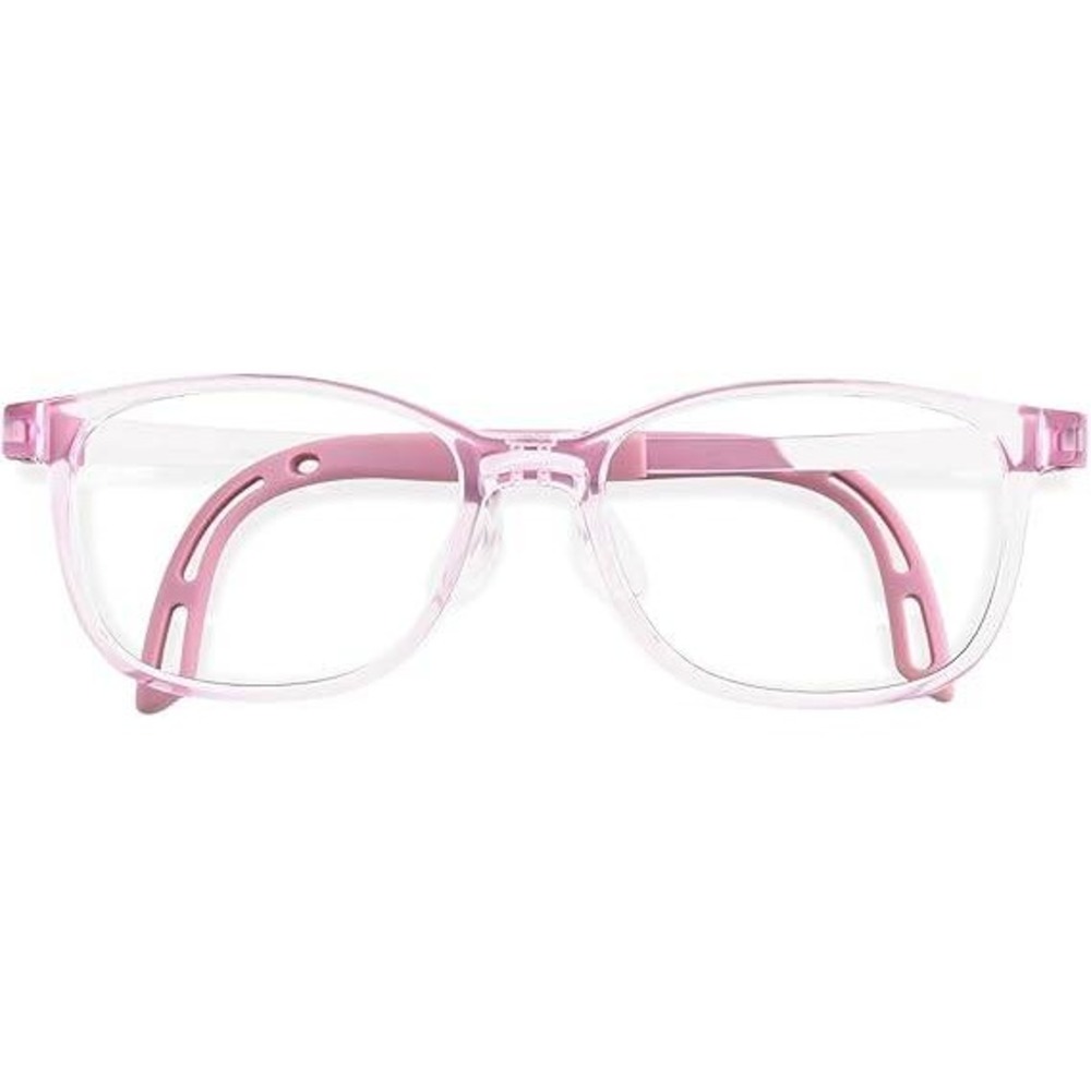 EyeBuddy Kids Anti Blue Light Glasses‎ Transparent Pink MM109 Light TR90 7-13